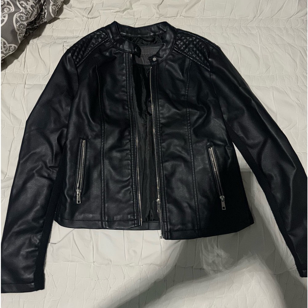 Faux Leather Jacket